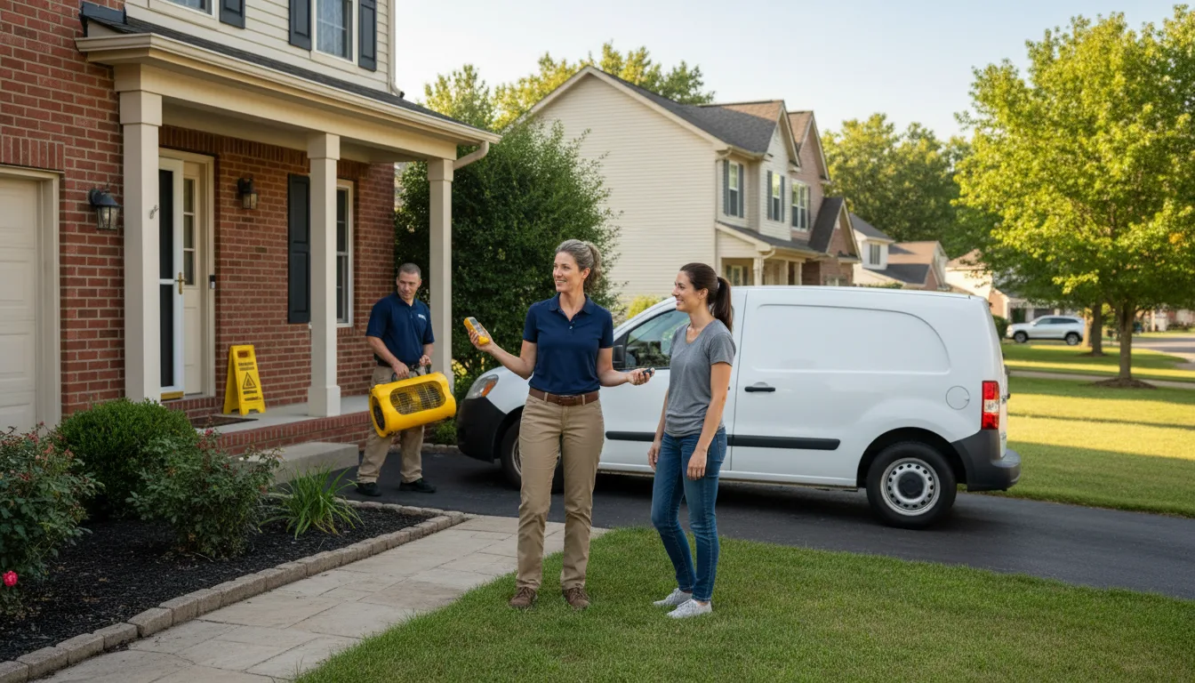 Water restoration image for Dehumidification And Cleanup Services in Saint George, KS